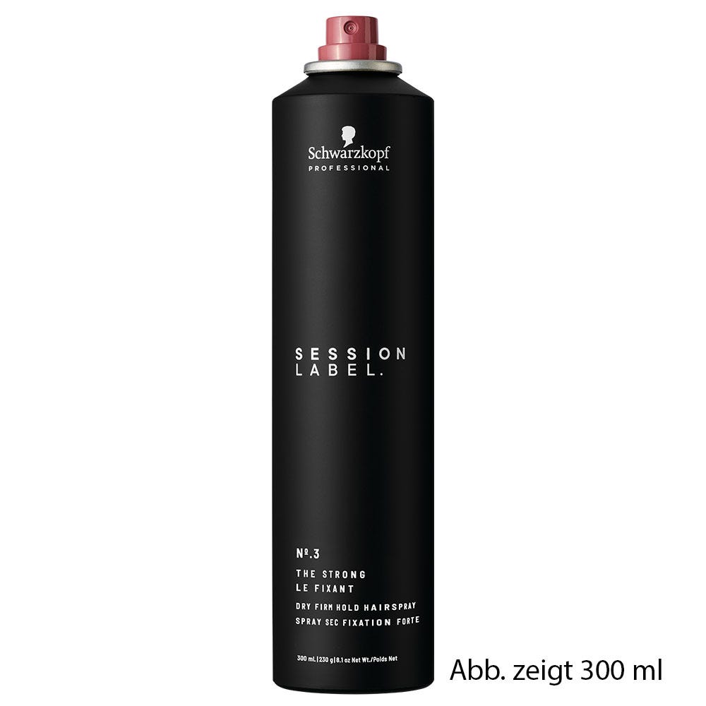Schwarzkopf Session Label The Strong Dry Firm Hold Hairspray