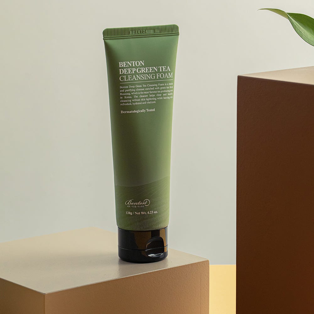 Benton Deep Green Tea Cleansing Foam 120 ml