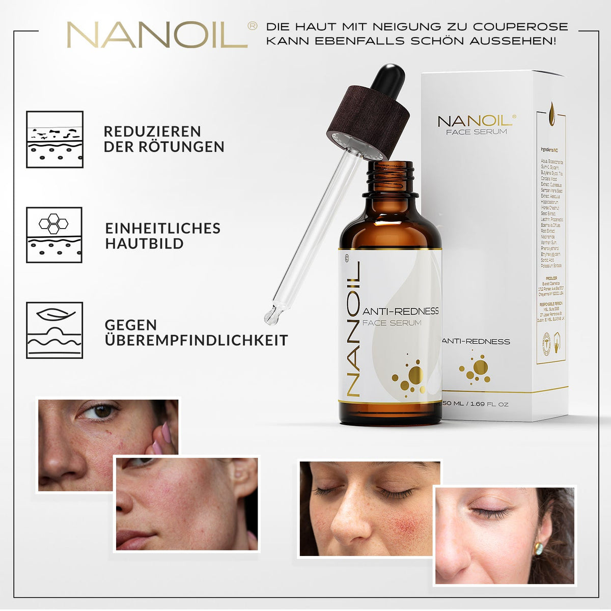 Nanoil Anti-Redness Face Serum 50 ml
