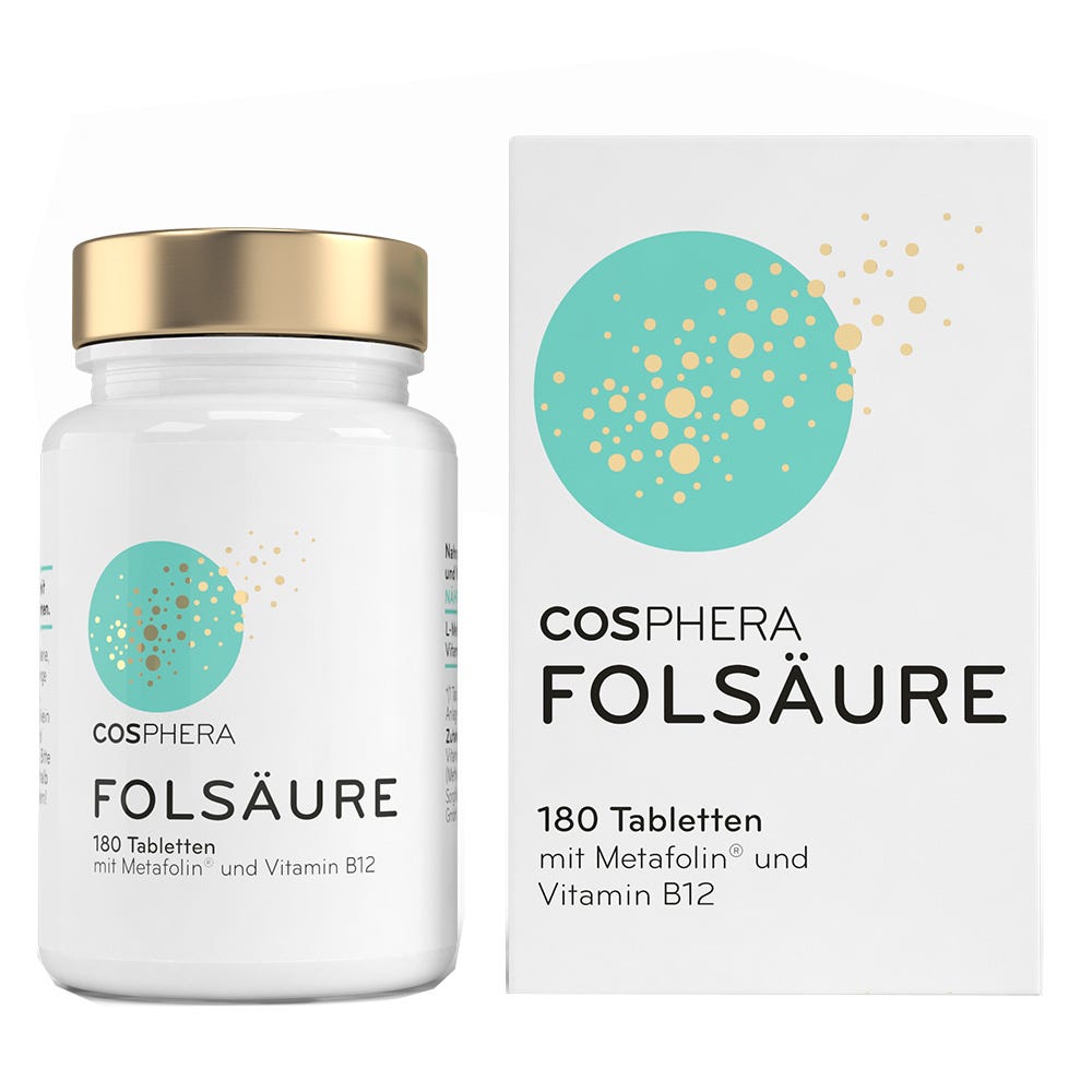 COSPHERA Folsäure Tabletten 180 Stück