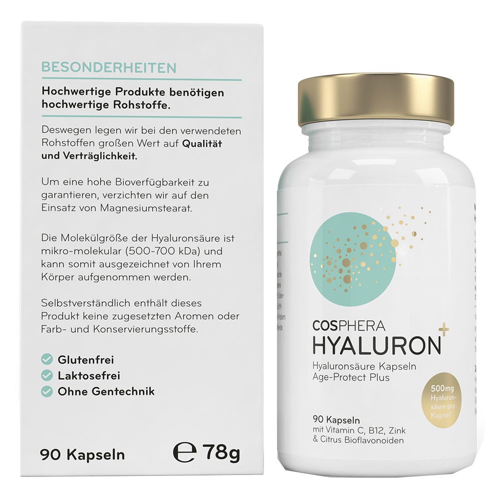 COSPHERA Hyaluronsäure Kapseln 90 Stück