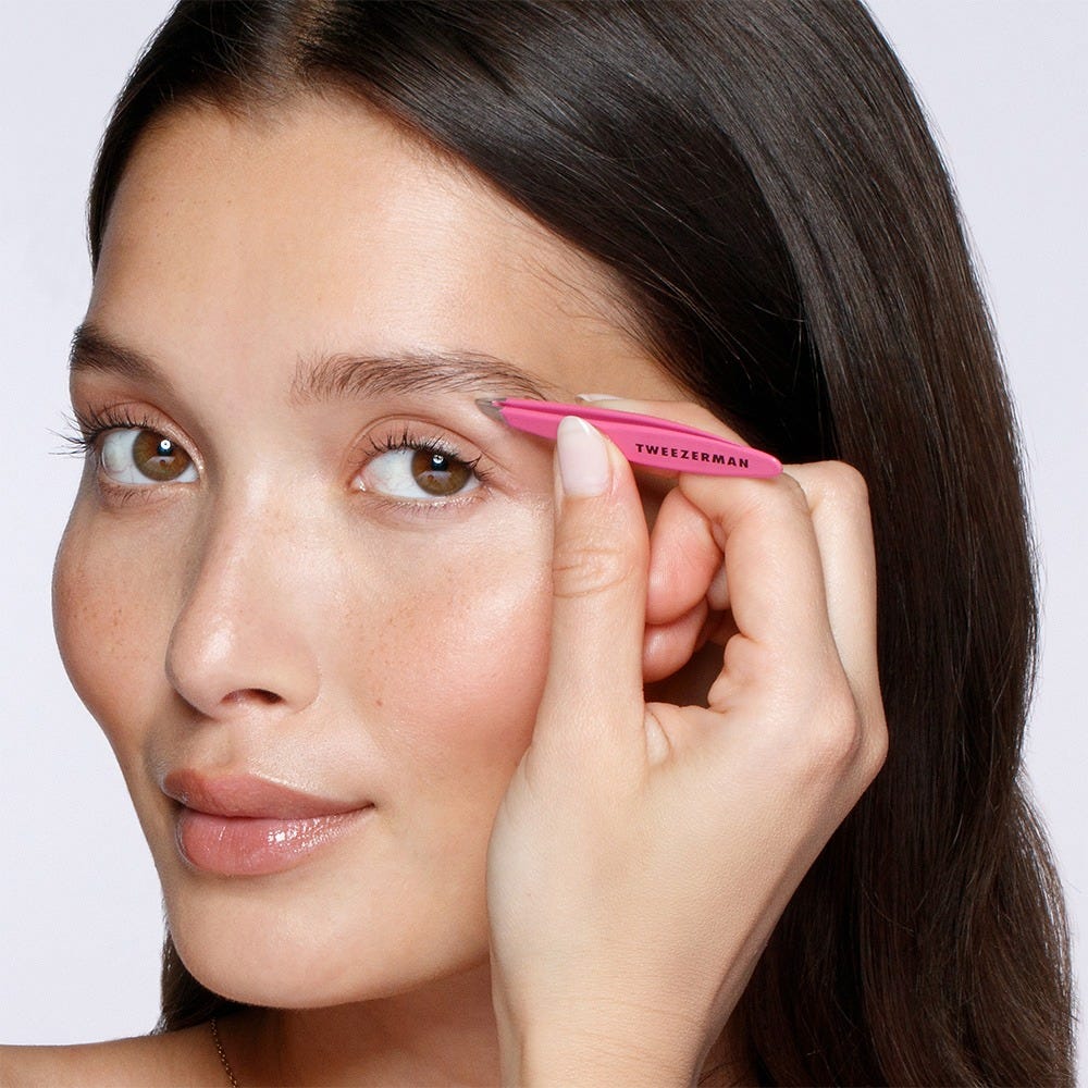 Tweezerman Mini Slant and Point Tweezer Set-Oval