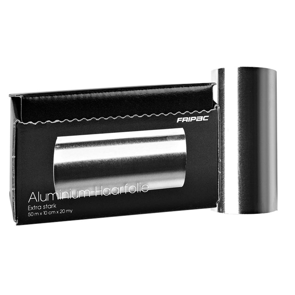 Fripac Alu Haarfolie in Abreissbox silber 10 cm x 50 m x 20 my 