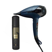 ghd helios Haartrockner blau & body goals Volumschaum Pflegebundle