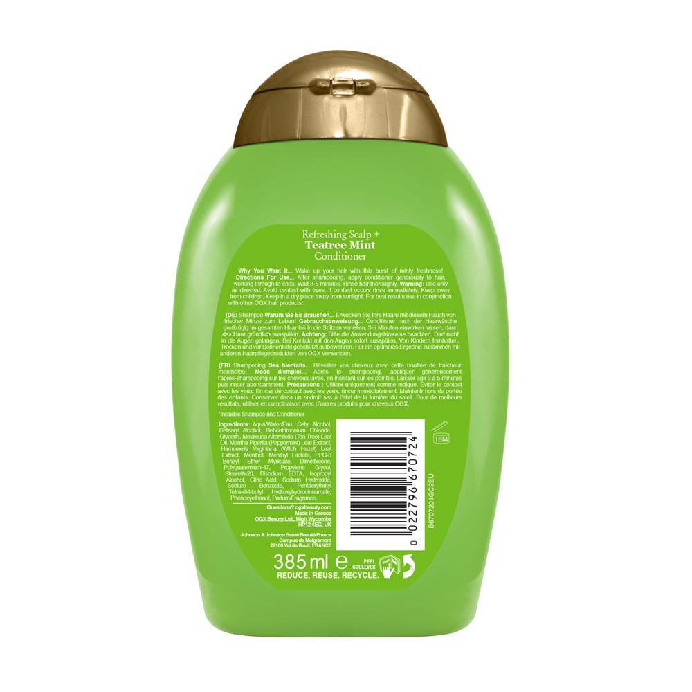 OGX Tea Tree Mint Extra Strength Conditioner 385ml