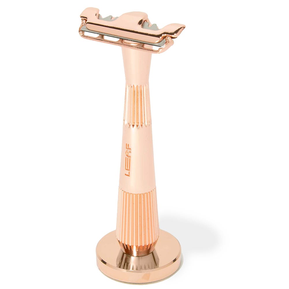 Leaf Shave Twig Razor Stand