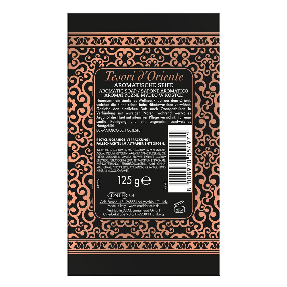 Tesori d´ Oriente Feste Seife Hammam 125 g