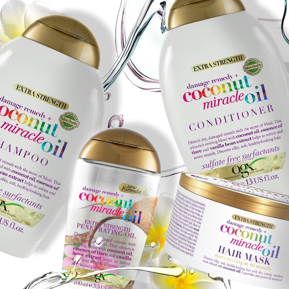 OGX Coconut Oil extra starke Haarmaske 300 ml