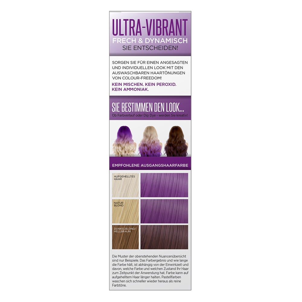 Colour Freedom Ultra Vibrant Mystic Purple 150 ml