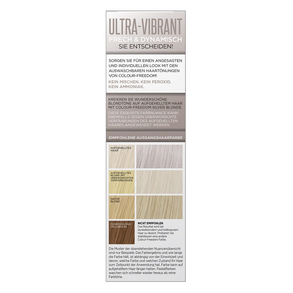 Colour Freedom Ultra Vibrant Silver Blonde 150 ml