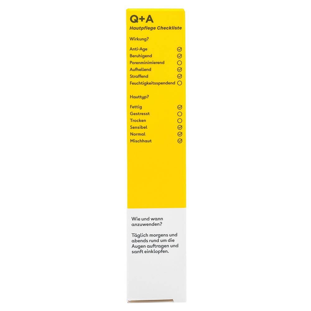 Q+A Koffein Augenserum 15 ml