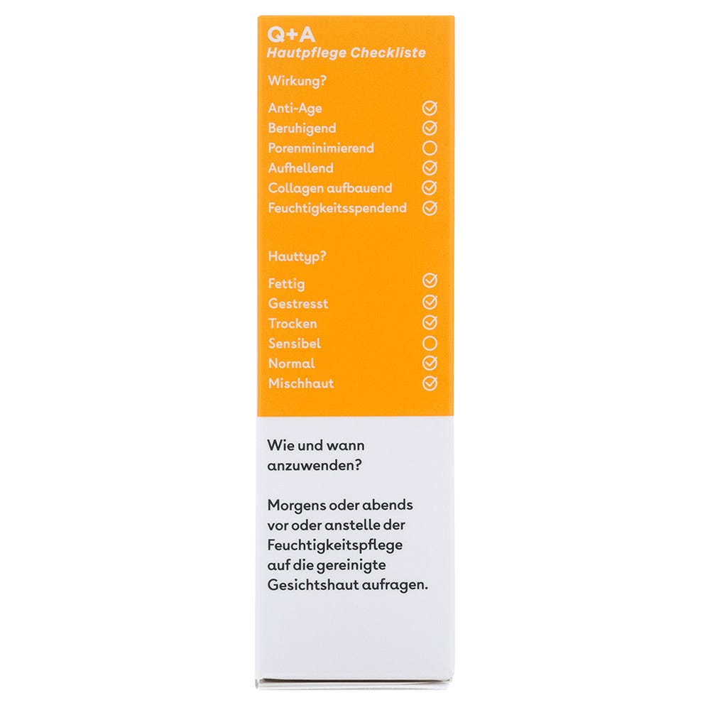 Q+A Vitamin C Aufhellendes Gesichtsserum 30 ml