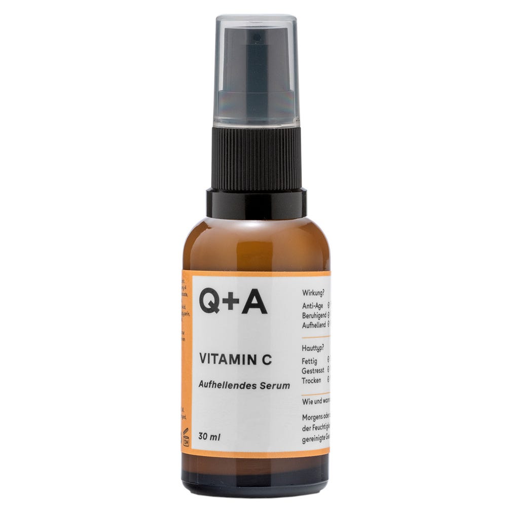 Q+A Vitamin C Aufhellendes Gesichtsserum 30 ml