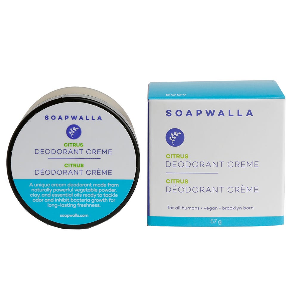 SOAPWALLA Deodorant Cream Original Citrus 57 g