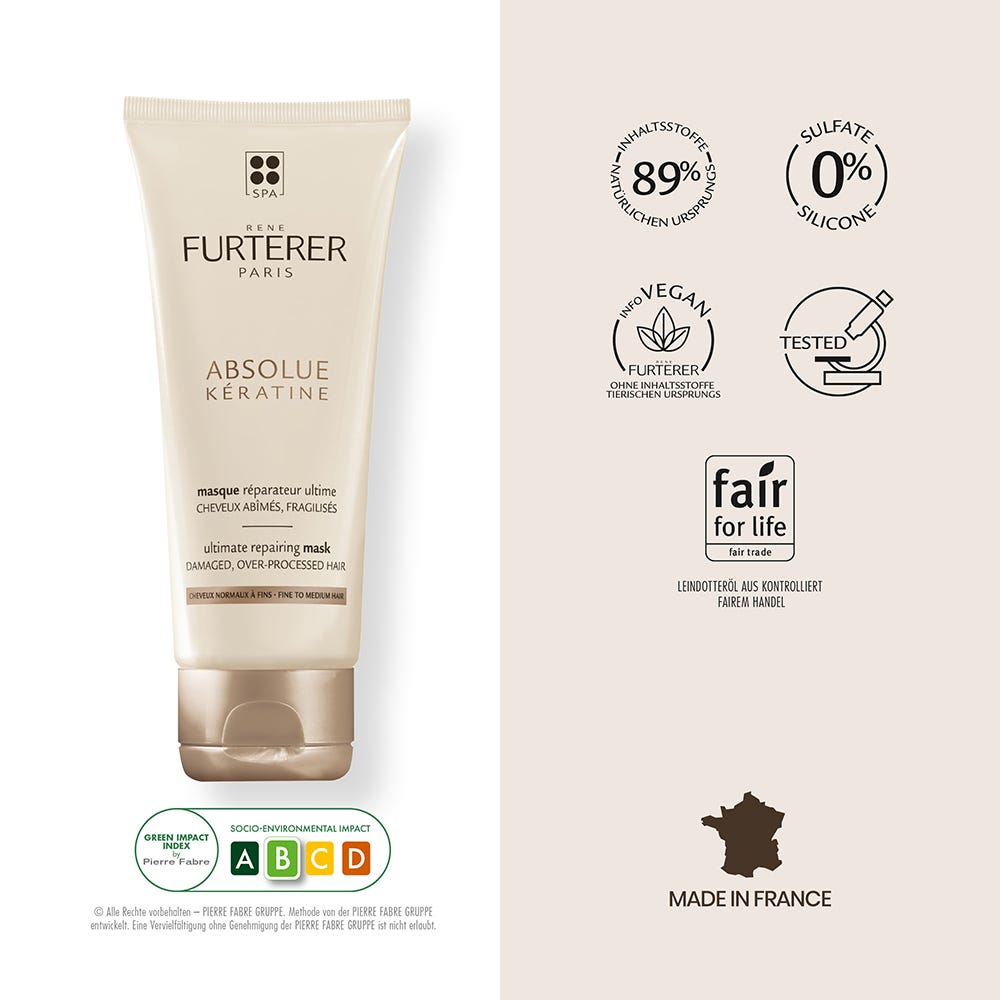 Rene Furterer Absolue Kératine Aufbauende Keratin-Maske fein-normal