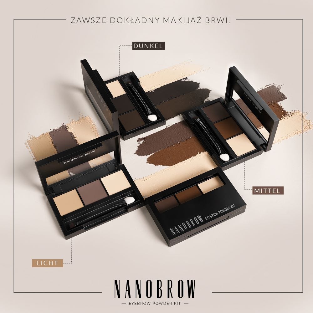 Nanobrow Eyebrow Powder Kit Medium 4 g