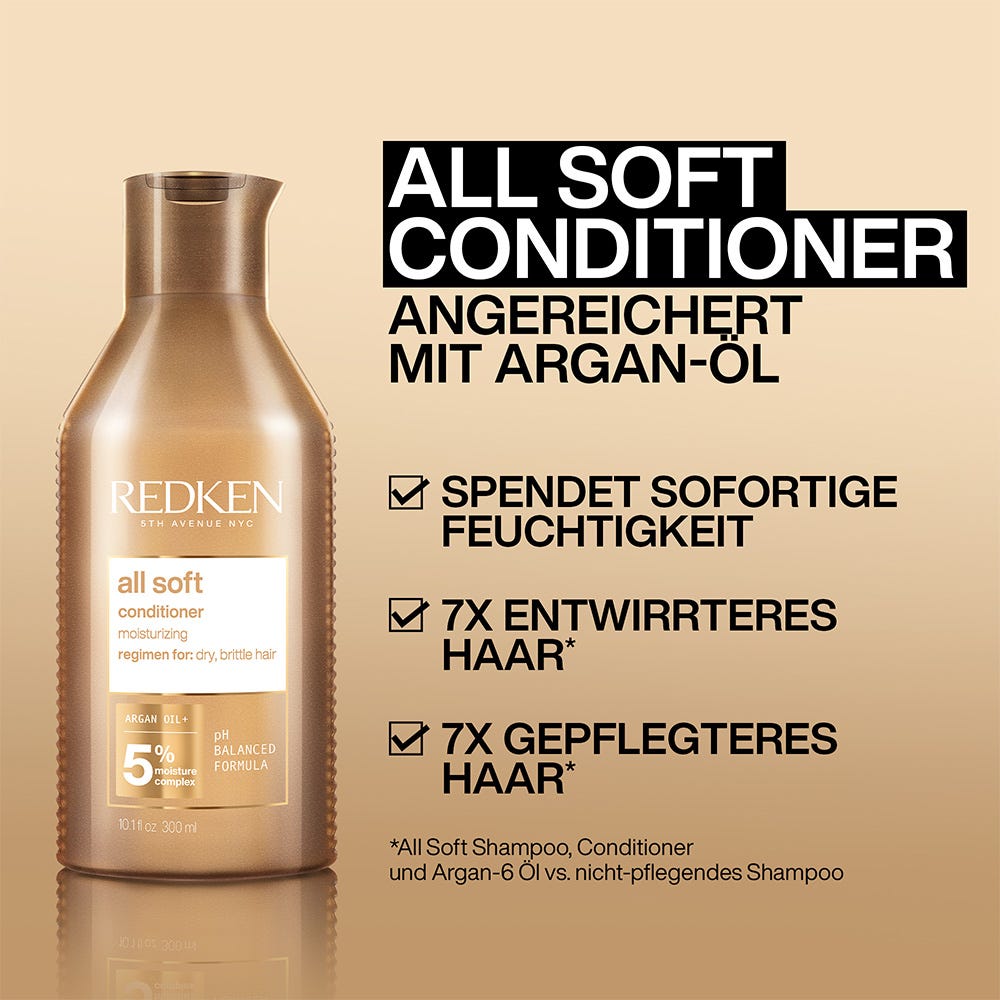 Redken All Soft Routine mit Leave-In Bundle