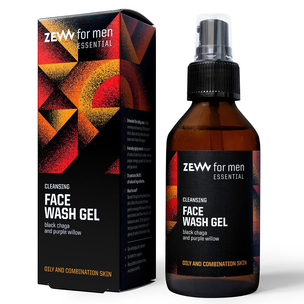 ZEW for Men Face Wash Gel - oily skin 100 ml