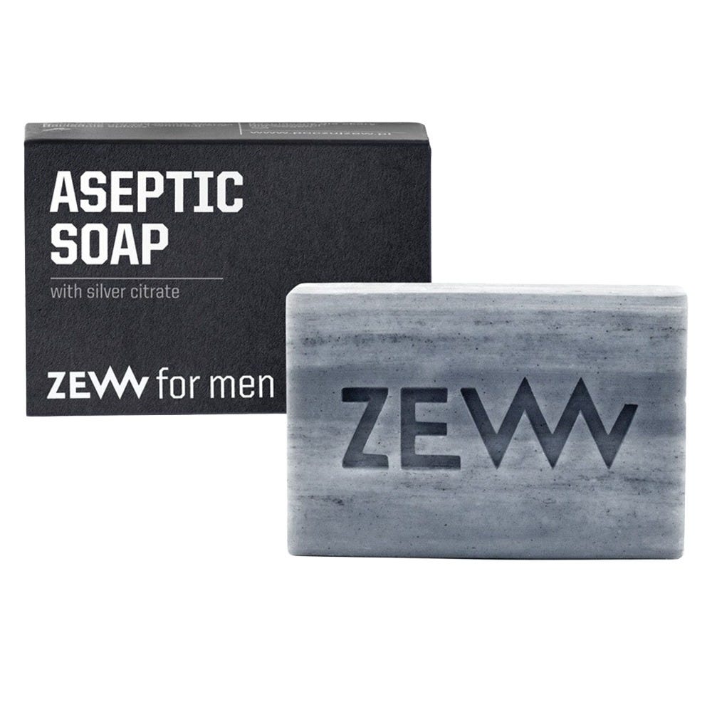 ZEW for Men Aseptic Soap with Colloidal Silver 85 ml