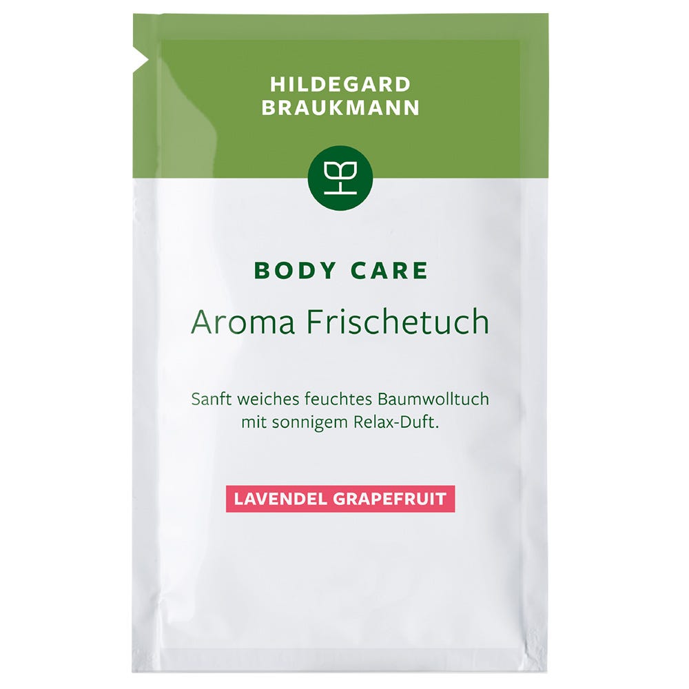 Hildegard Braukmann Body Care Aroma Frischetücher Lavendel Grapefruit 10er