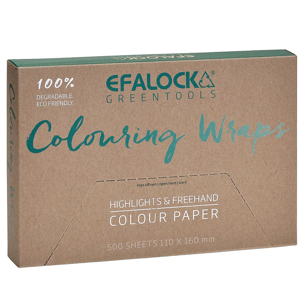 Efalock GREENTOOLS Coloring Wraps 110x160 mm