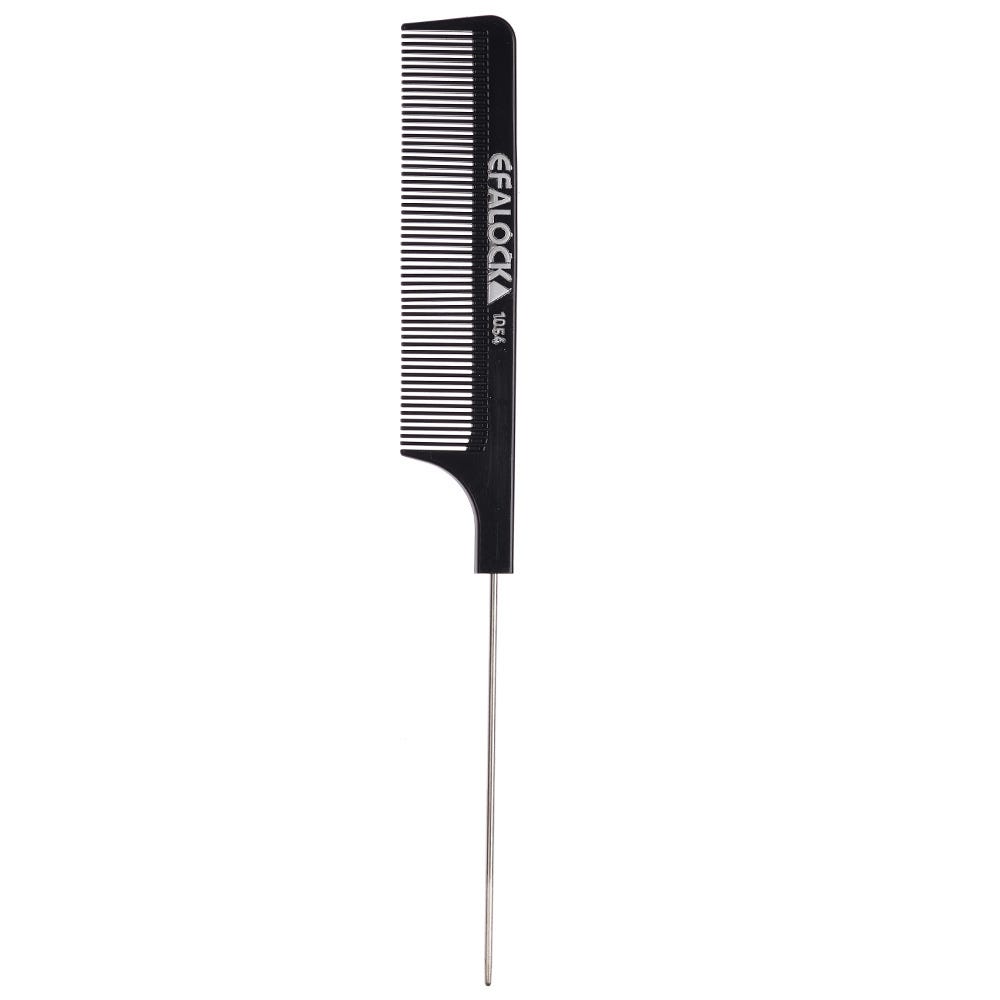 Efalock Nylon Nadelstielkamm 8.0 schwarz