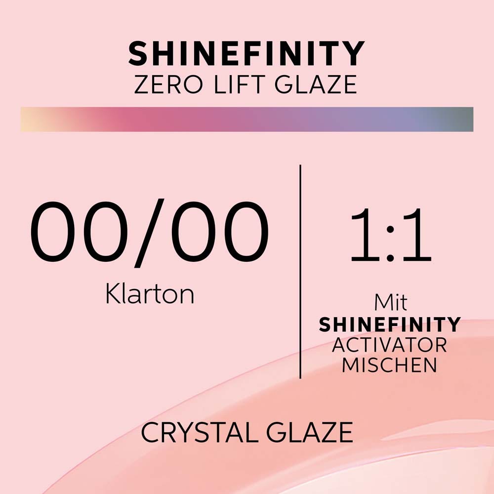 Wella Shinefinity Crystal Glaze 00/00 Haarfarbe 500 ml