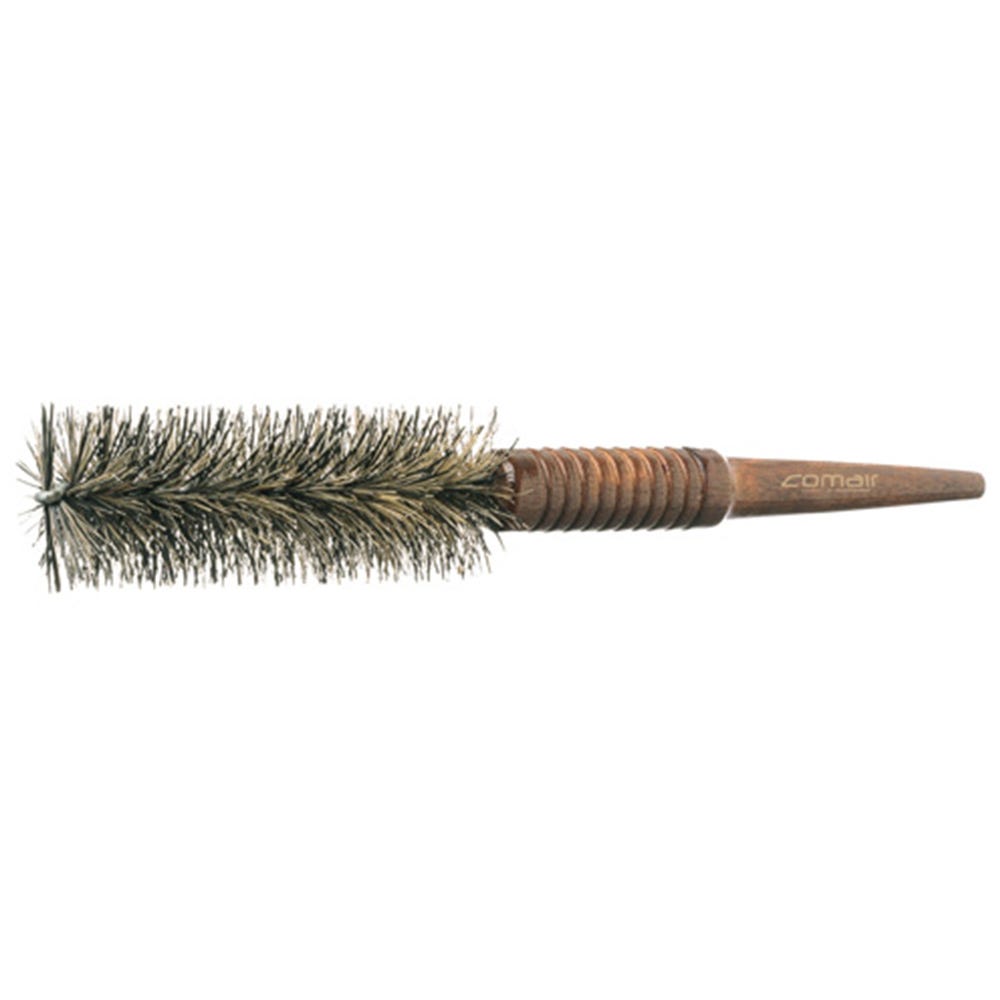 Comair Bürste 33 mm rund zweifarbige Naturborsten