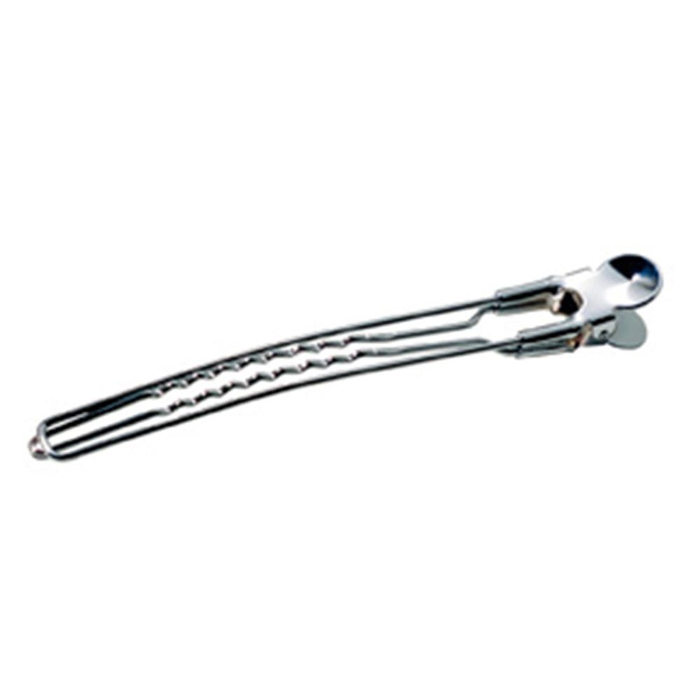 Comair Haarschneideklammer 10er Karte 12,5 cm Chrom