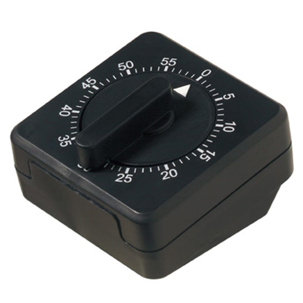 Comair Kurzzeit Timer mit Wandbefestigung Schwarz