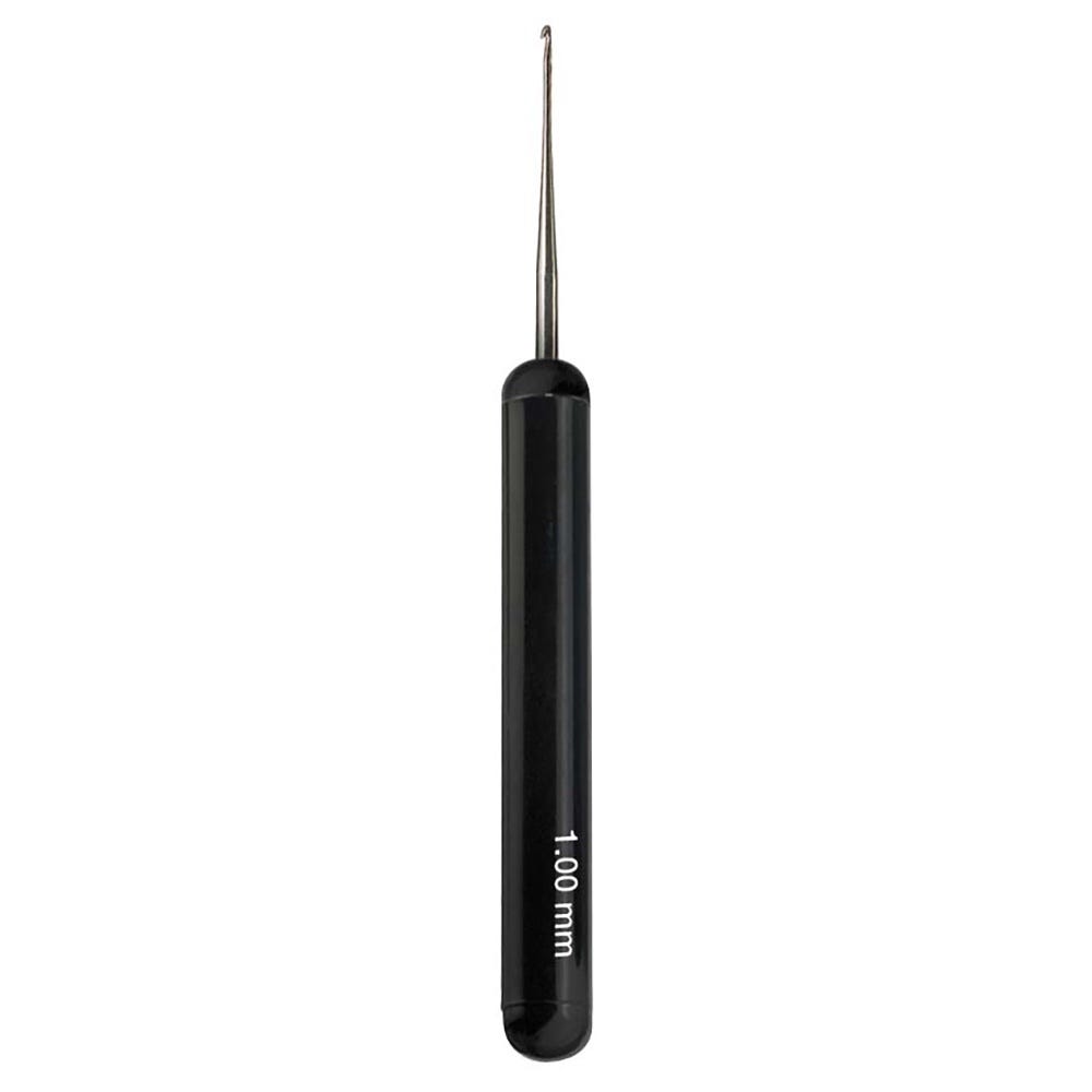 Comair Strähnennadel mit Halter 1 mm schwarz