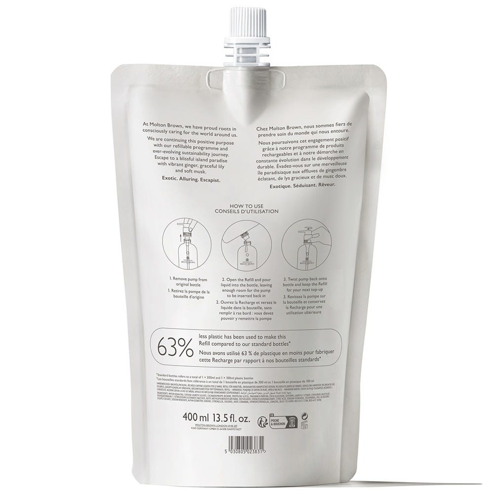 Molton Brown HEAVENLY GINGERLILY Hand Wash Refill 400 ml