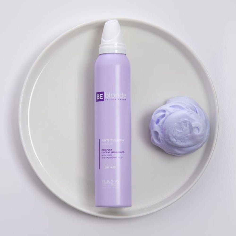 Emmebi BE blonde Anti Yellow Mousse 200 ml