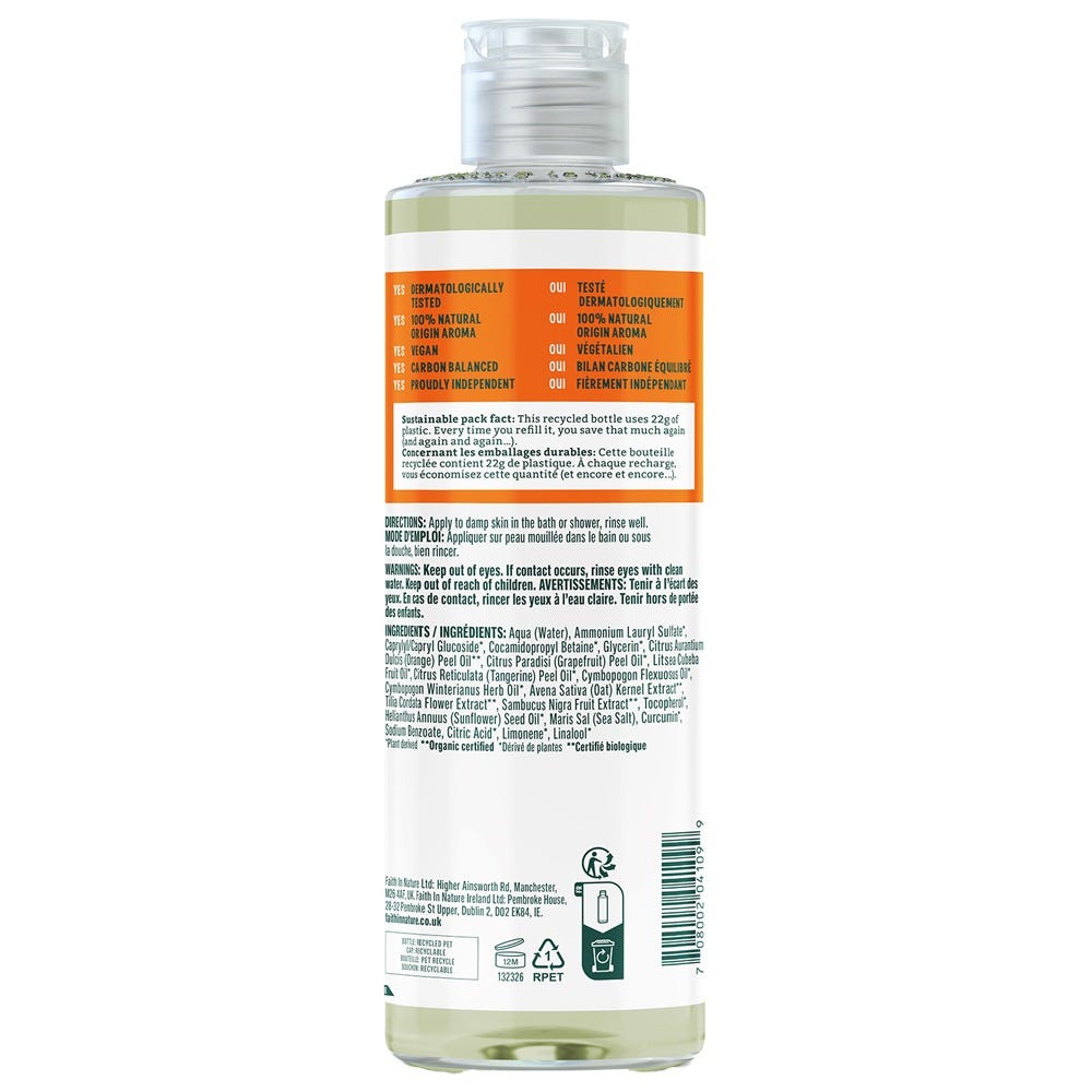 Faith in Nature Grapefruit & Orange Body Wash 400 ml
