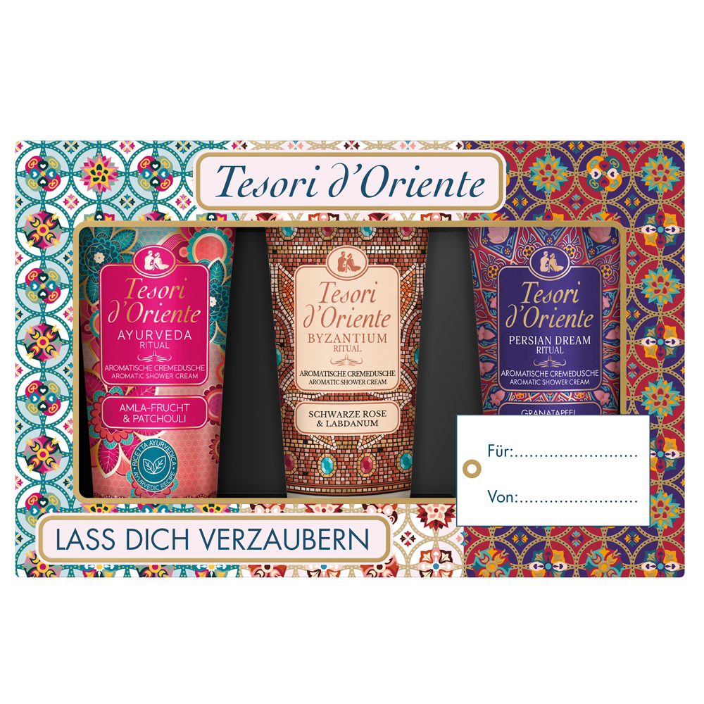 Tesori d´ Oriente Cremeduschen Geschenkset 3 x 75 ml