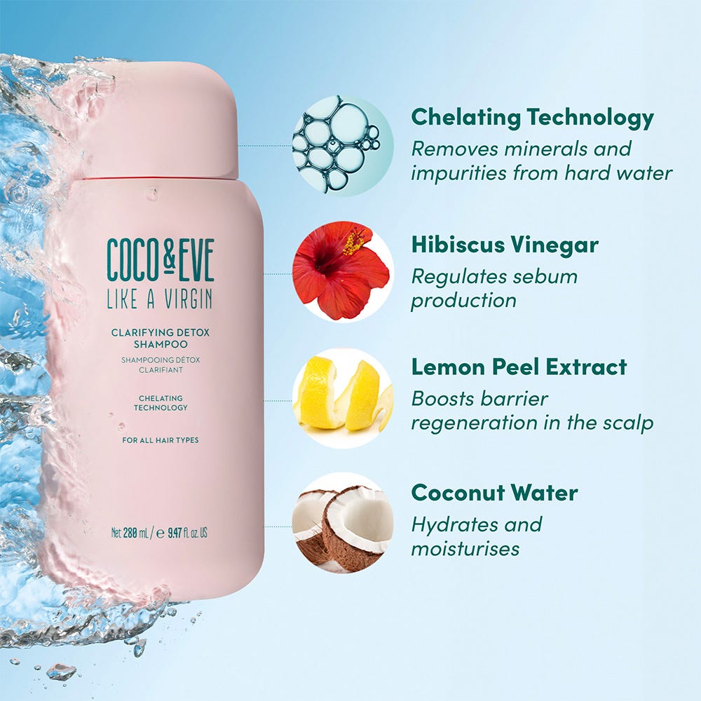 Coco & Eve Like a Virgin Clarifying Detox Shampoo 280 ml