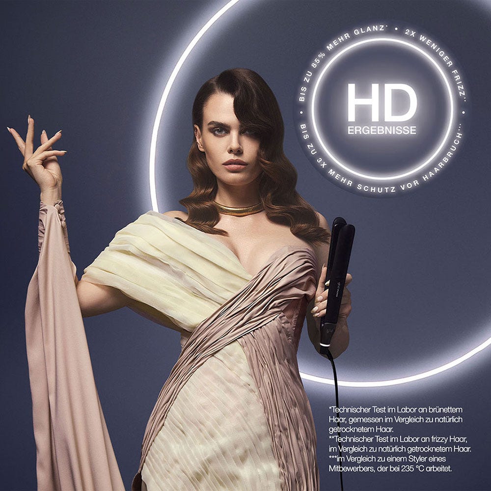 ghd chronos schwarz & bodyguard feines Haar Hitzeschutz Pflegeduo