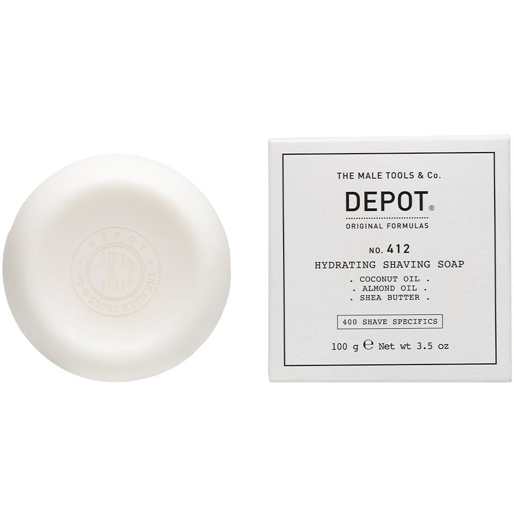 DEPOT 412 Hydrating Shaving Soap Nachfüllpackung 100 g