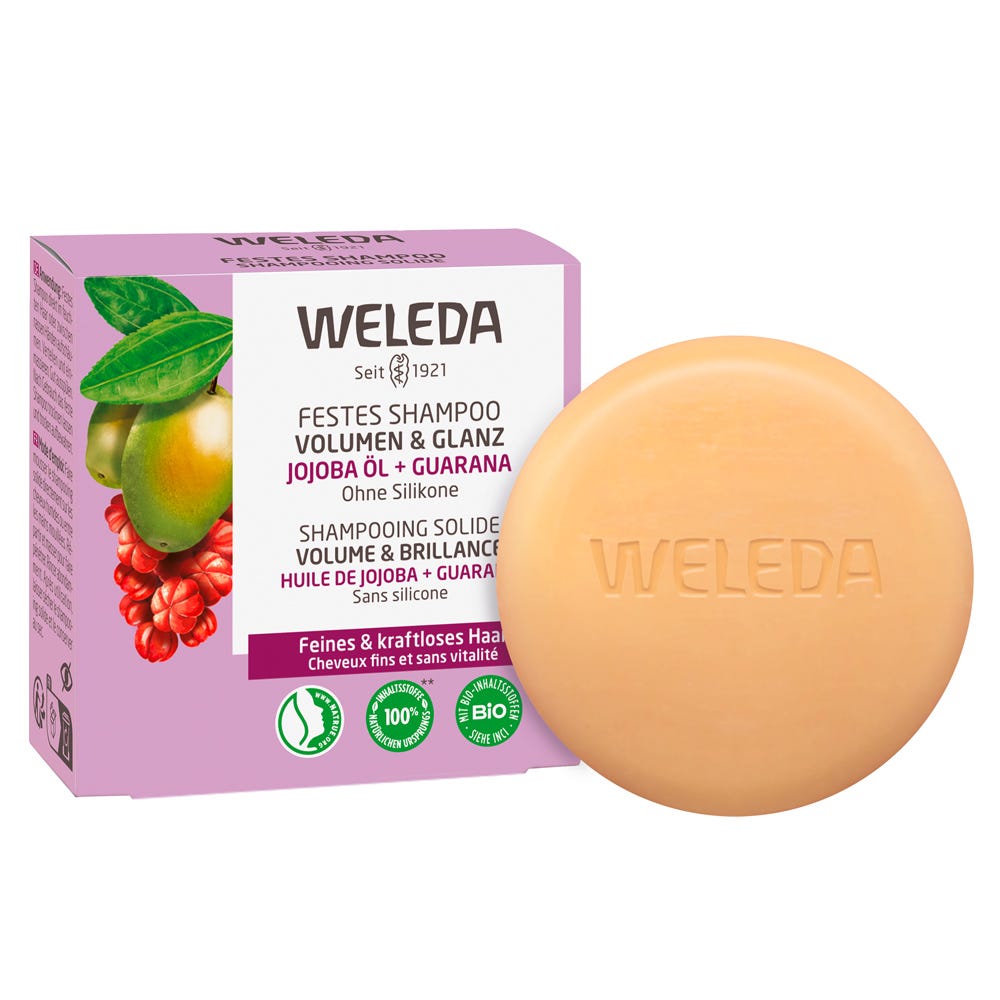 Weleda festes Shampoo Volumen & Glanz 50 g