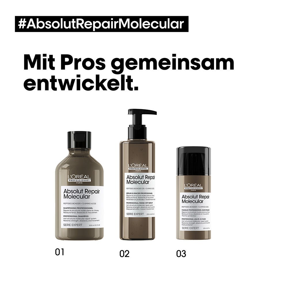 L'Oréal Professionnel Paris Serie Expert Absolut Repair Molecular Pflegeduo Bundle