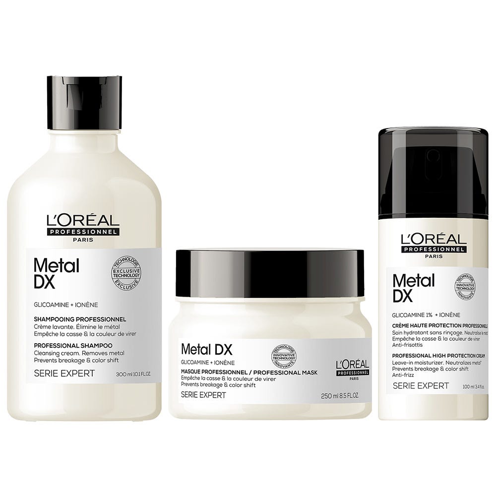 L'Oréal Professionnel Paris Serie Expert Metal DX Pflegeset UV-Schutz Bundle