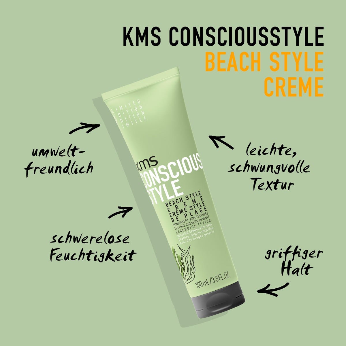 KMS Conscious Style Beach Style Creme 100 ml
