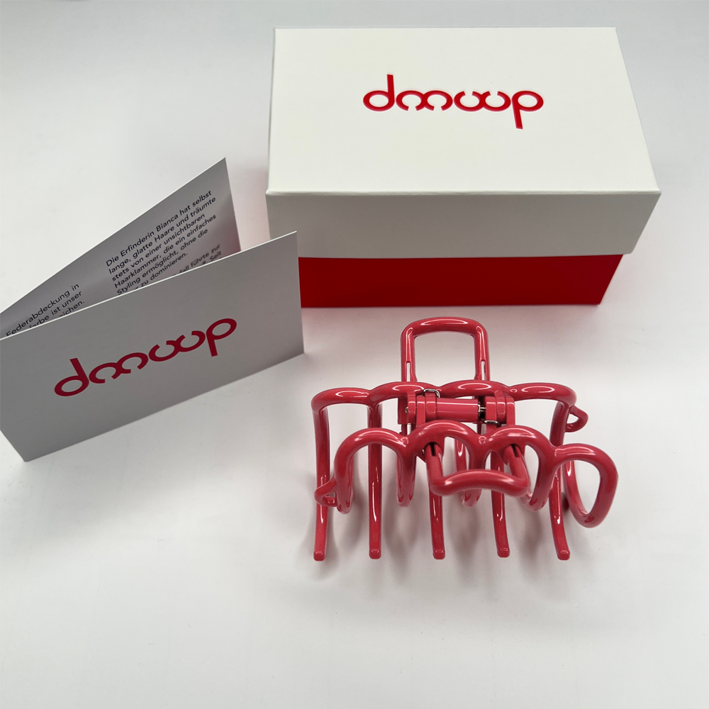 doouup Coral Pink Haarklammer