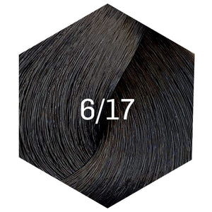 6/17 Dunkelblond Asch-Blau Silber