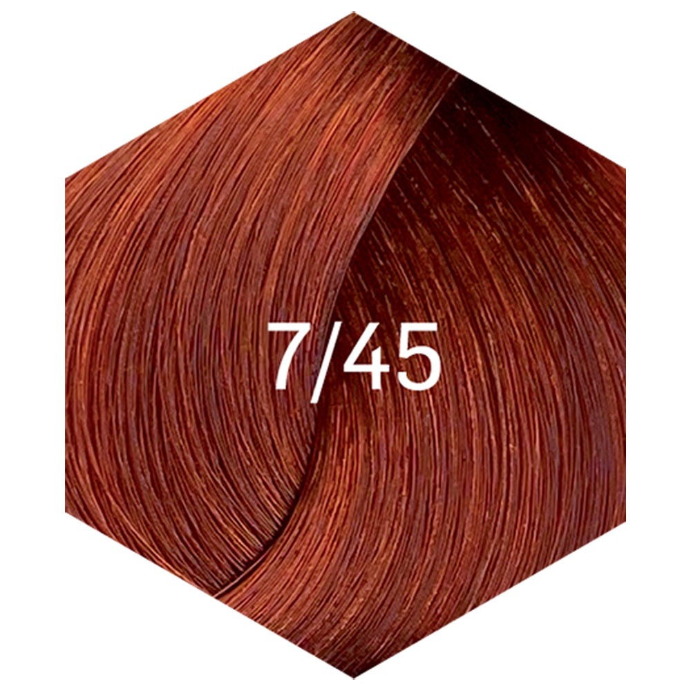 Lakmé Permanente Haarfarbe Collage 7/45 Mittelblond Kupfer Mahagoni 60 ml