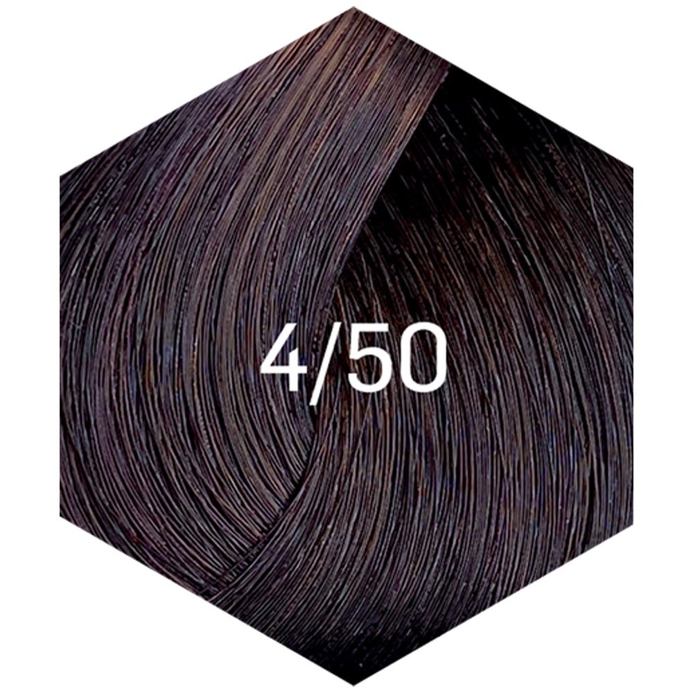 Lakmé Permanente Haarfarbe Collage 4/50 Mittelbraun Mahagoni 60 ml