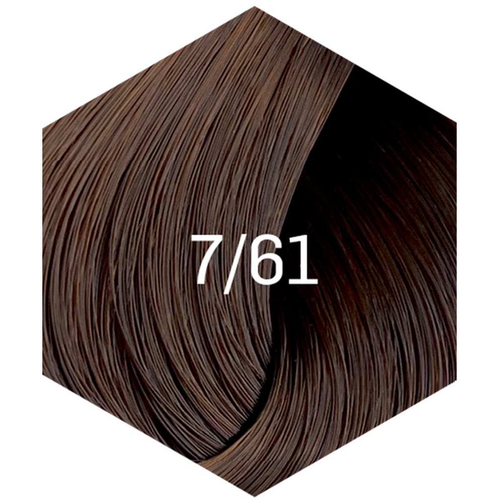 Lakmé Permanente Haarfarbe Collage 7/61 Mittelblond Kastanienbraun Asch 60 ml