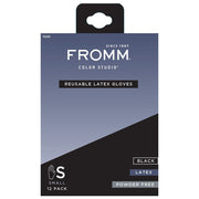 Fromm Latexhandschuhe Schwarz S