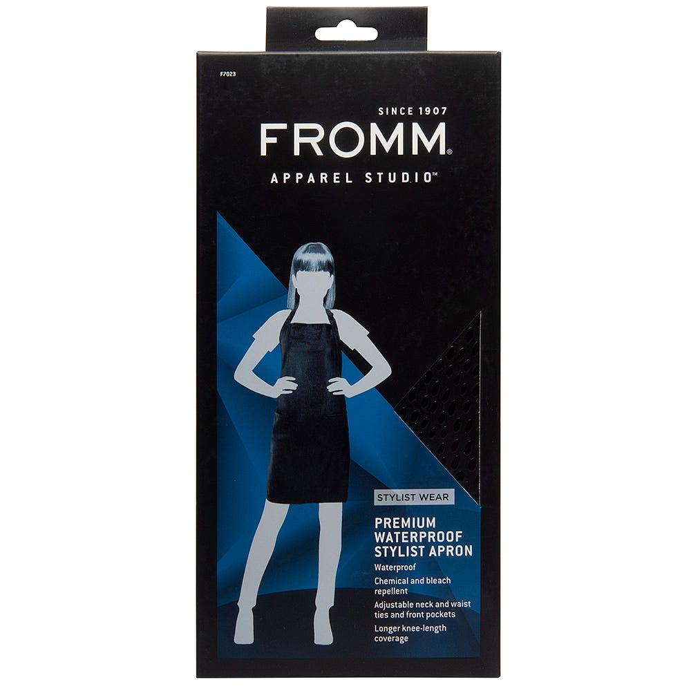 Fromm Wasserdichte Schürze Schwarz