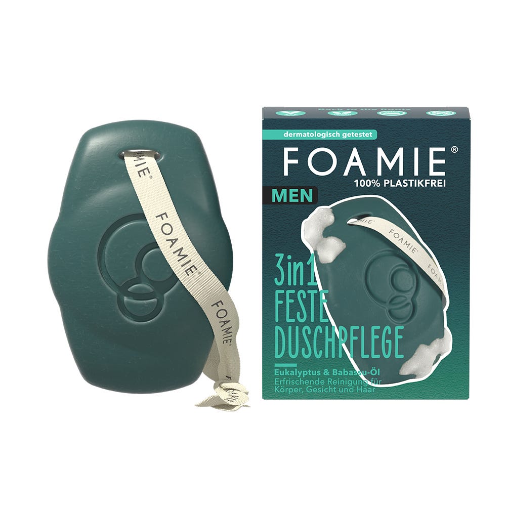 FOAMIE Men 3in1 Feste Duschpflege Back to the roots